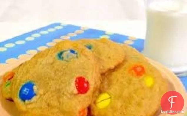 Candy-Coated Milk Chocolate Pieces Cookies II