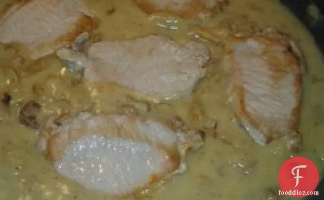 Pork Rib in Chanterelle Mushroom Gravy