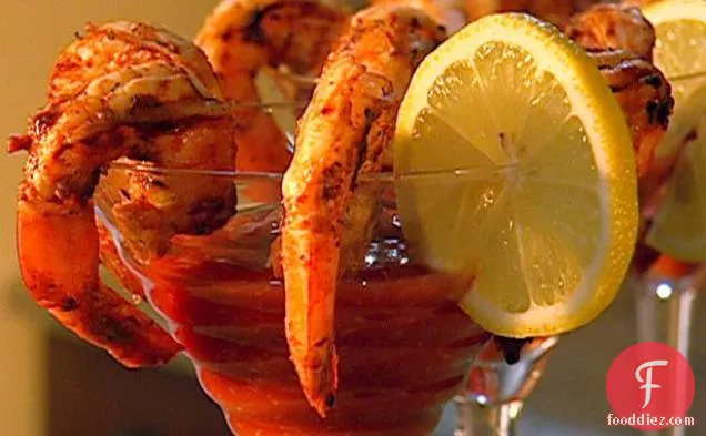 BBQ Shrimp with Cocktail Sauce