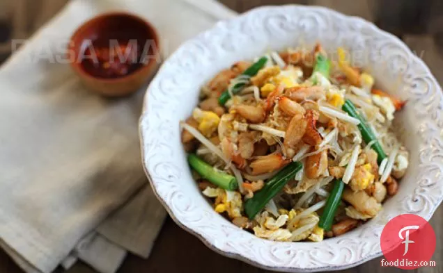 Crab Noodles Recipe (fried Mung Bean Noodles With Crab)