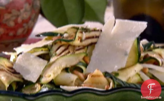 Grilled Zucchini Ribbon Salad