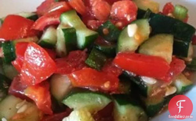 Italian Tomato Cucumber Salad
