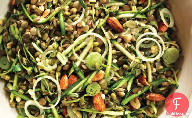 Brown Rice Salad With Crunchy Sprouts And Seeds