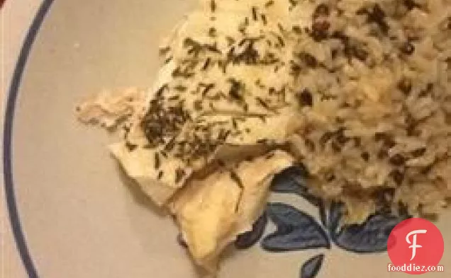 ताजा जड़ी बूटी हलिबूट