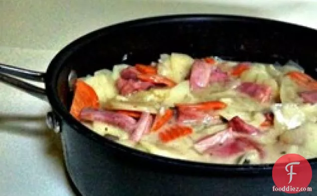 Brown Sugar Ham and Potato Skillet