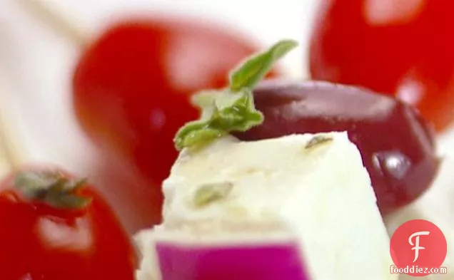 Skewered Greek Salad