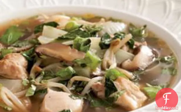 Asian-inspired Chicken Soup