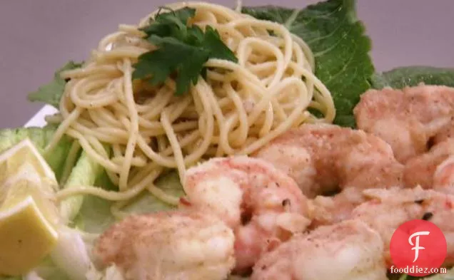 Taylor's Shrimp with Spaghetti in Garlic-Butter Sauce