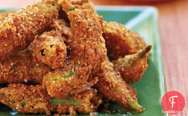 Fried Pecan Okra