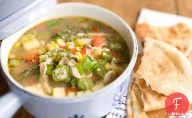 Summer Chicken And Vegetable Soup