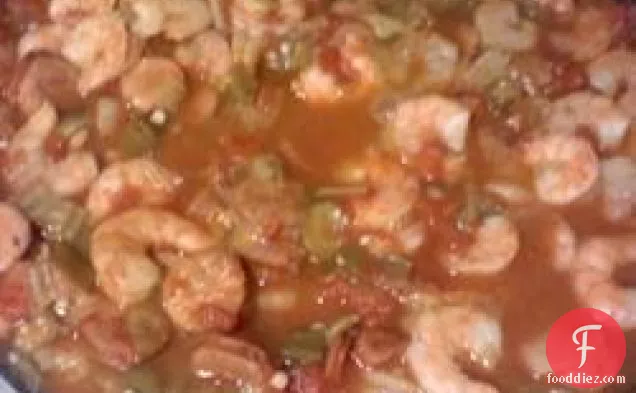 Easy Creole Okra And Shrimp