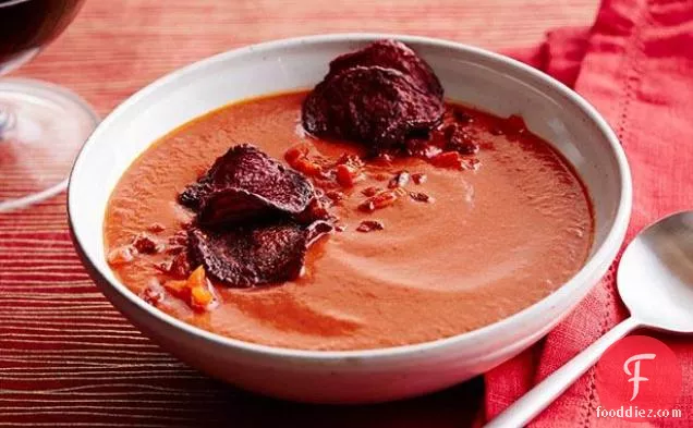 Chilled Tomato and Beet Soup