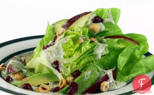 Butter Lettuce Salad with Gorgonzola and Pear Dressing