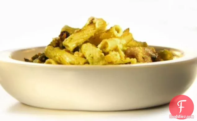 Poblano Mac and Manchego with Corn and Mushrooms
