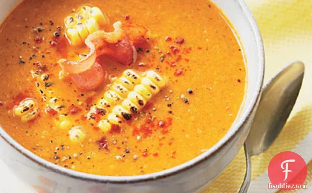 Roasted Tomato-and-Corn Soup