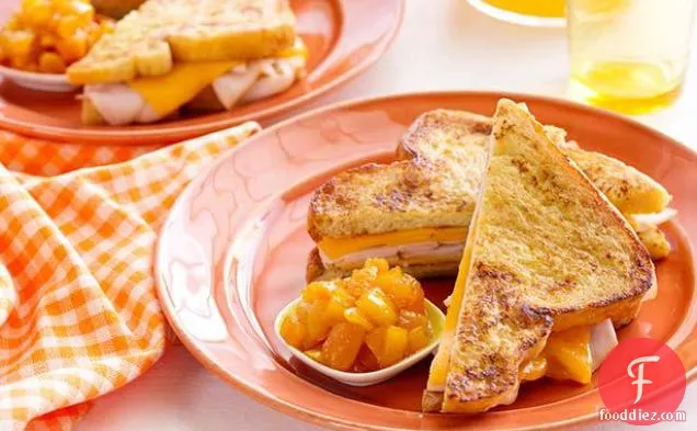 French Toast-wiches with Quick-Cook Warm Chutney