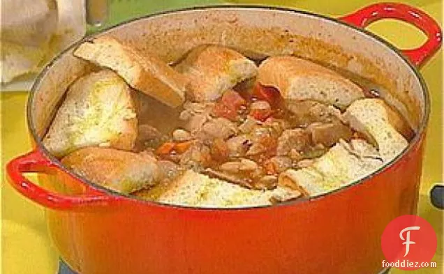 Rustic Meat and Bean Pot