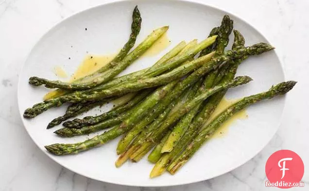 Roasted Asparagus with Lemon Vinaigrette