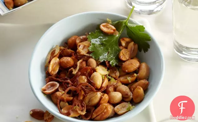 Fried Peanuts with Asian Flavors
