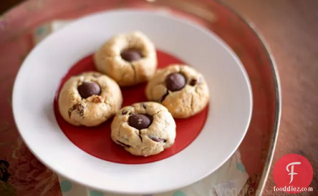 Pb & H Choc Drop Cookies