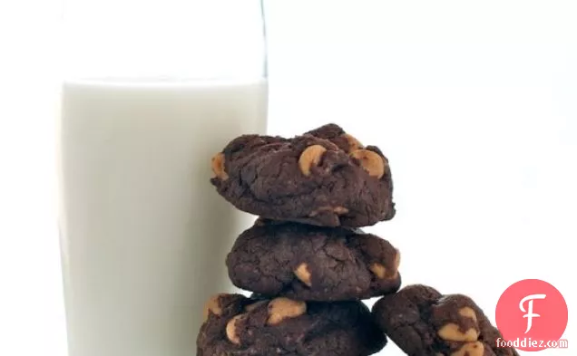 Chocolate Cookies W/ Peanut Butter Chips Recipe