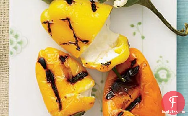 Cheese-Stuffed Grilled Peppers
