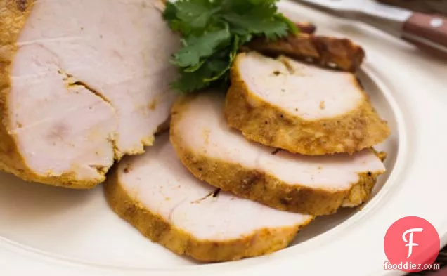 क्यूबा शैली भुना टर्की स्तन