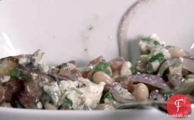 White Bean Salad with Grilled Figs