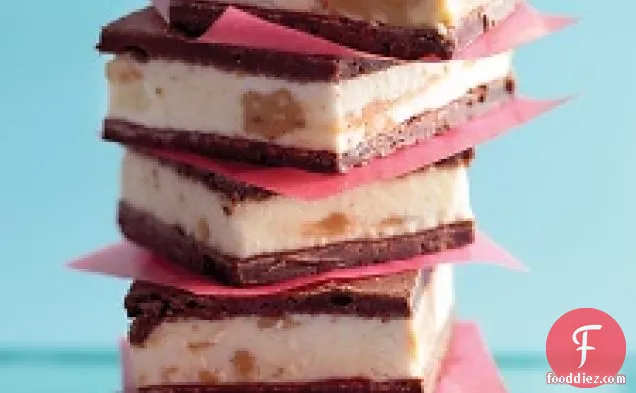 Brownie-and-peanut-butter Ice Cream Sandwiches