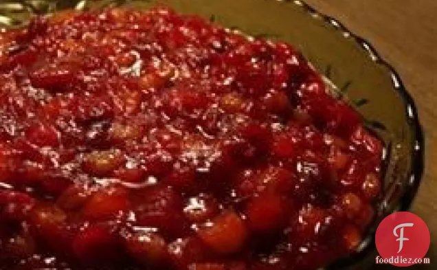 Cranberry Sauce with Apricots, Raisins, and Orange