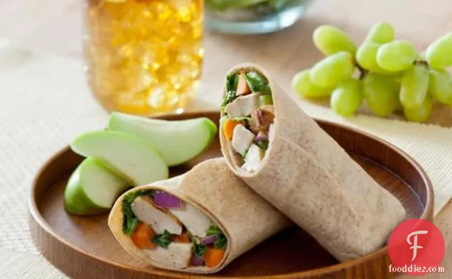 Sunny's Spicy Ranch Grilled Chicken Salad Wrap