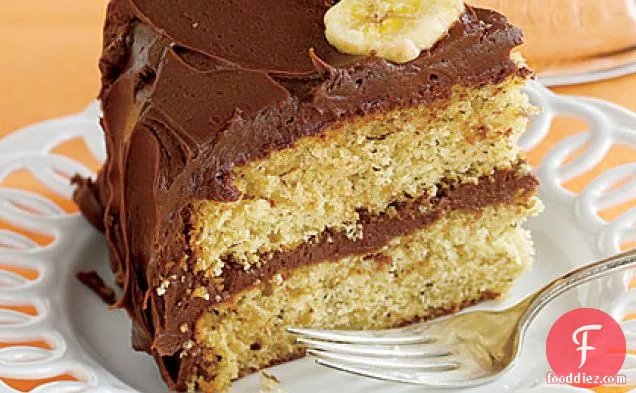 Chocolate-Covered Banana Cake