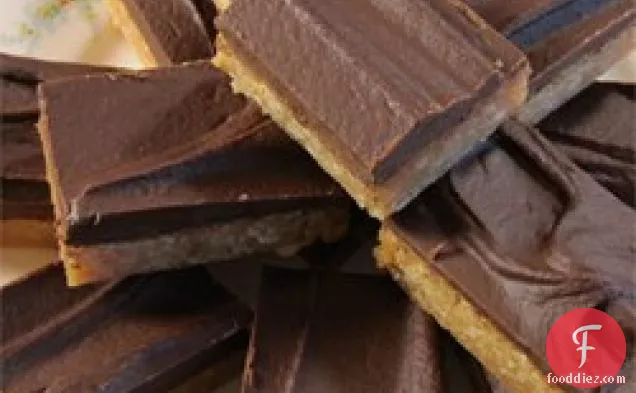 Chocolate Frosted Toffee Bars