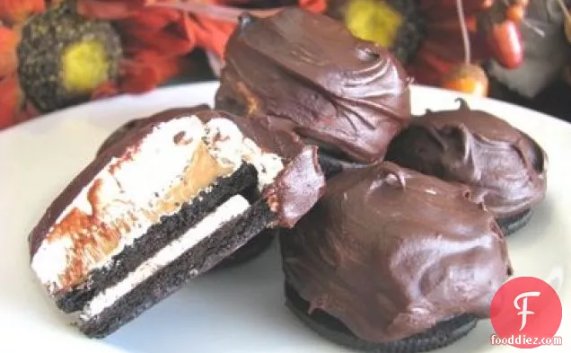 Peanut Butter, Marshmallow, Chocolate Covered Oreos