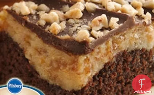 Peanut Butter-toffee Cheesecake Brownies