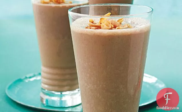 Almond, Chocolate, and Toasted Coconut Shake