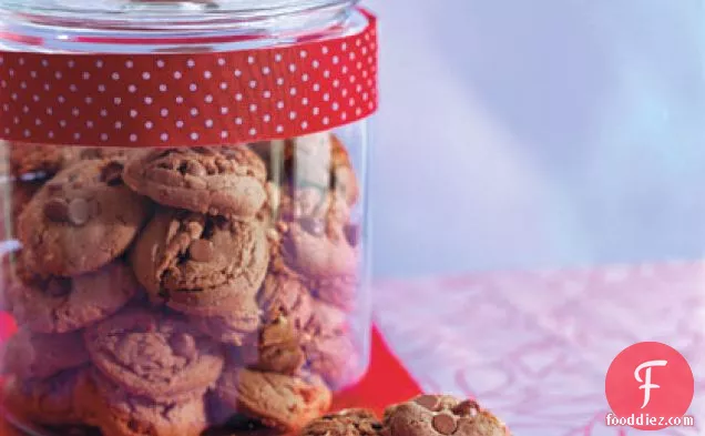 Peanut Butter-Cocoa Cookies