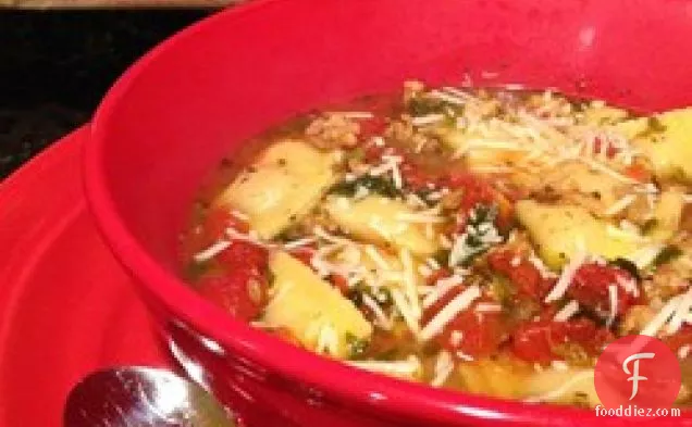 Tomato Ravioli Soup