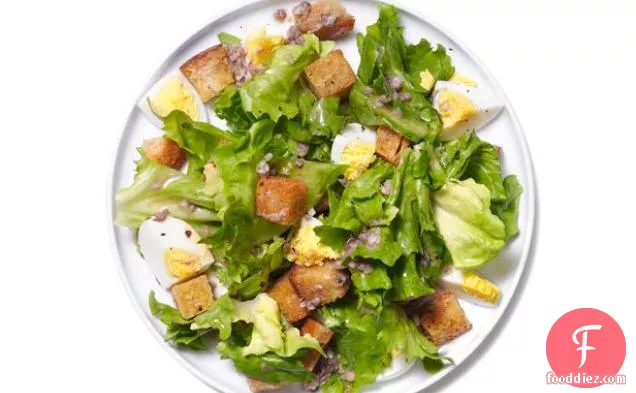 Escarole Salad With Anchovy Dressing