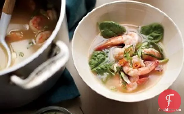 Spicy Peanut-shrimp Soup