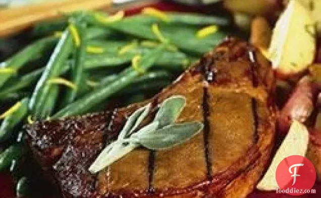 ग्रील्ड शेरी पोर्क चॉप