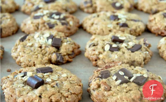 Peanut Butter And Chocolate Chunk Cookies