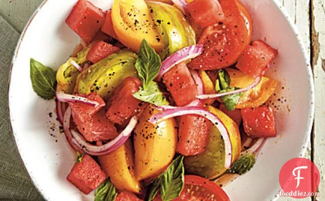 Tomato-and-Watermelon Salad