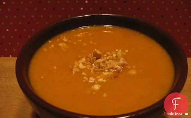Peanut, Yam And Chipotle Soup