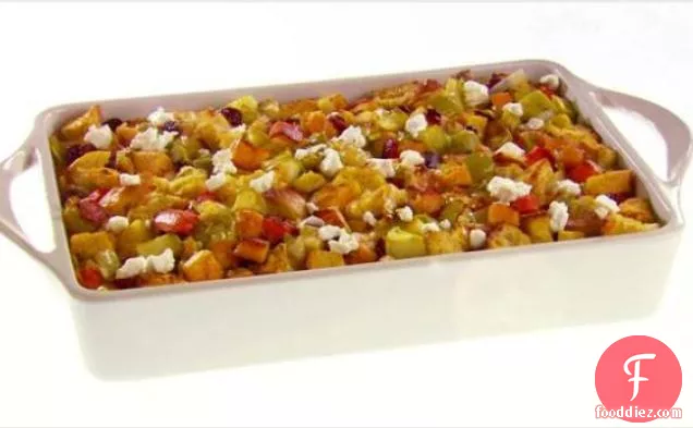 Sweet and Savory Root Vegetable Stuffing