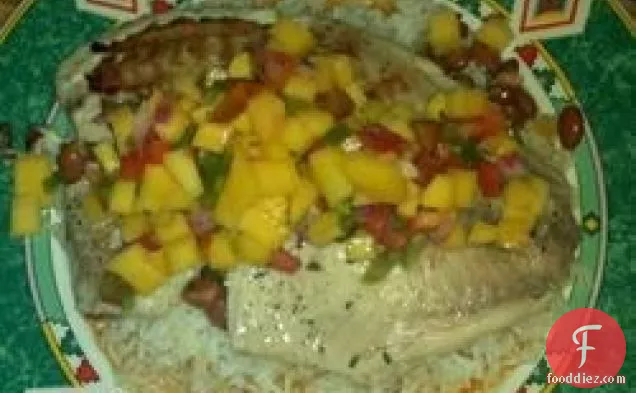 Grilled Tilapia and Mango Salsa