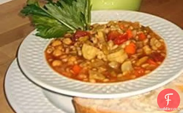 बीकर की सब्जी जौ का सूप