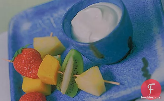 Caribbean Fruits With Key Lime Dip