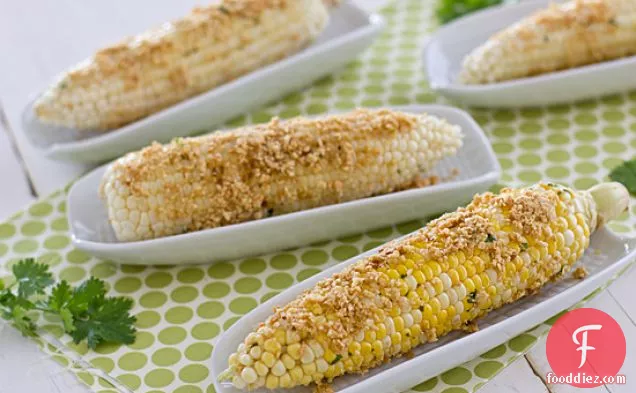 Thai-style Grilled Corn With Roasted Peanuts