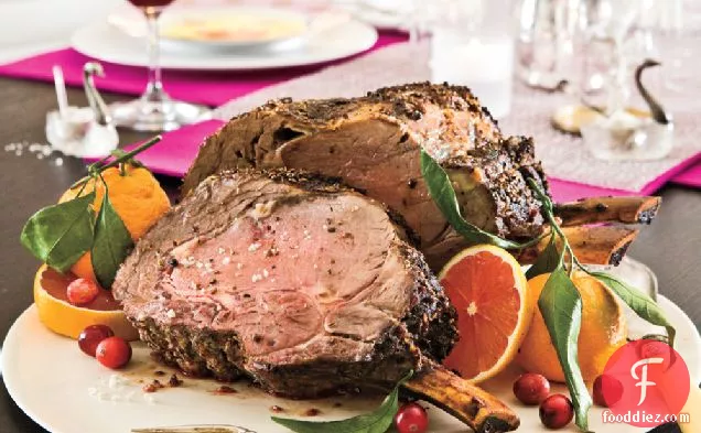 सौंफ़-Crusted रिब रोस्ट